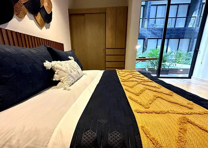 1Br Modern Loft With Pool View, Rooftop & Gym