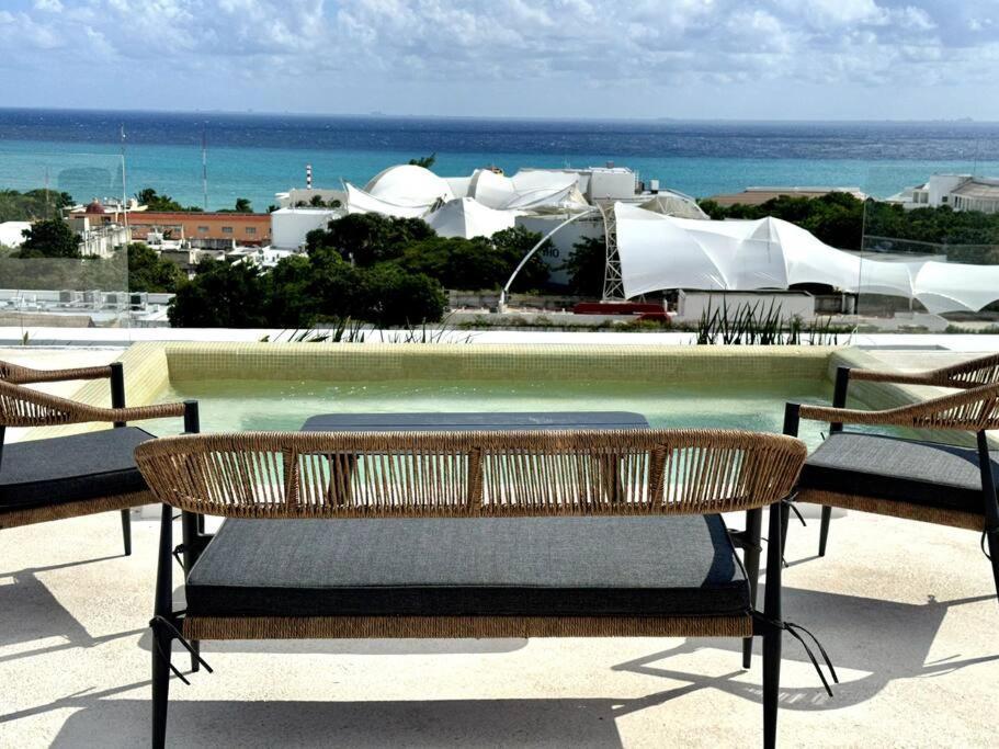 1br Modern Loft With Pool View, Rooftop & Gym *