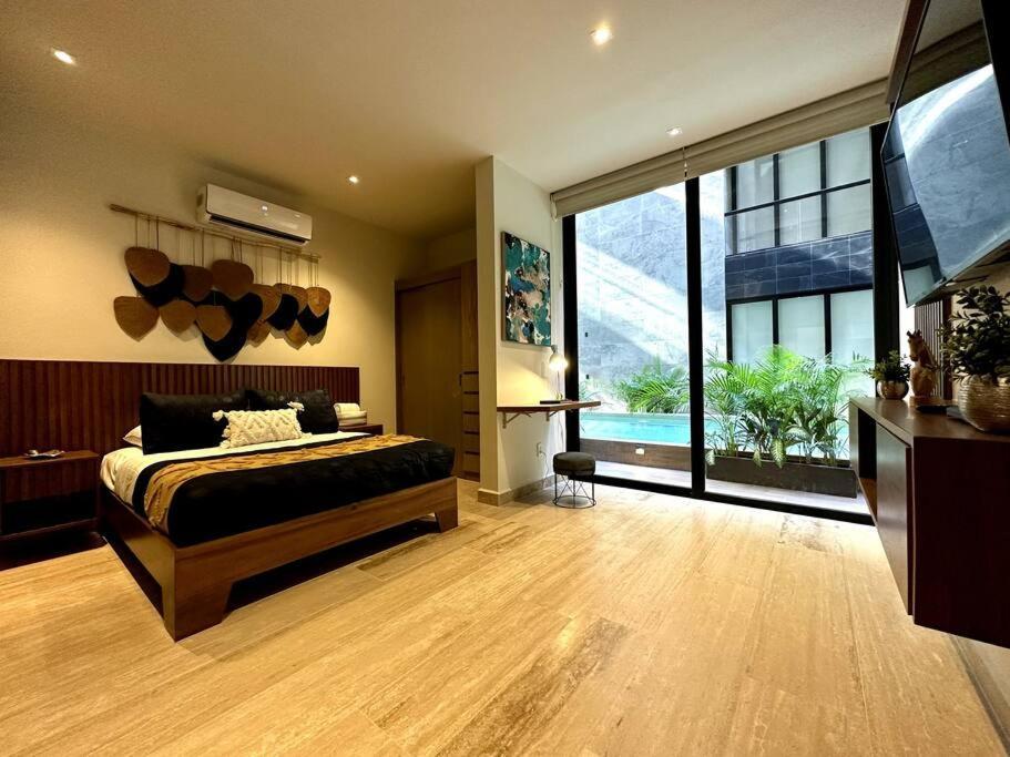 1br Modern Loft With Pool View, Rooftop & Gym Playa del Carmen